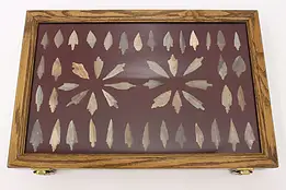 Set of 51 Antique African Stone Points, Spear or Arrowheads #44739