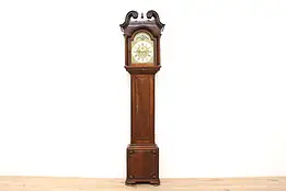 Antique English 1840s Tall Case Grandfather Clock, Turnbull #39869