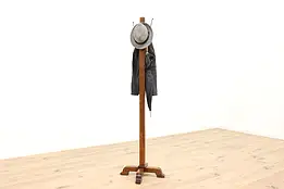 Traditional Antique Office or Hall Coat Rack & Hall Stand #45287