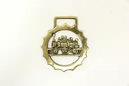 Horse Vintage Brass Harness Medallion, Train #45881