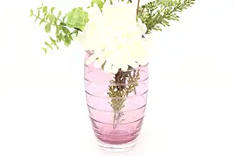 Amethyst Glass Vintage Flower Vase, Teleflora #46190