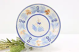 French Vintage Henriot Quimper Hand Painted Plate, Brittany #44041