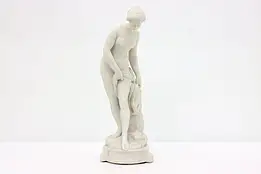 The Bather Antique French Marble Sculpture after Falconet #47002