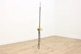 Farmhouse Antique Architectural Salvage Iron Lightning Rod #48406