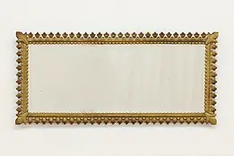 Traditional Antique Bronze Finish Iron Mirror #47473