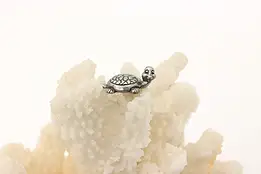 Miniature Vintage Pewter Turtle, Cuter #48992