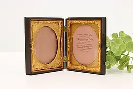 Littlefield Antique 1850s Daguerreotype Photograph Case #47963