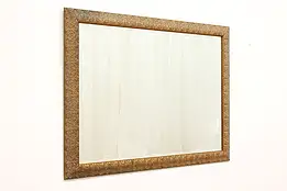 Traditional Vintage Beveled Hall or Bath Wall Mirror #48971