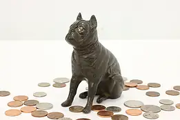 Farmhouse Antique Cast Iron Dog Coin Bank #48854