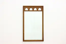 Midcentury Modern Vintage Walnut Wall Mirror, Bassett #49566