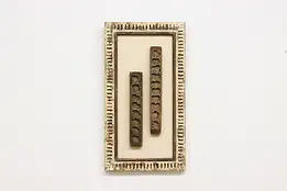 Pair of Framed Swedish Hand Carved Cookie Molds #49728