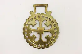 Horse Antique Brass Harness Medallion #45919