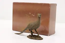 Avon Bronze Pheasant Vintage Sculpture & Box, O'Brien #50770