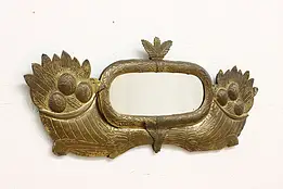 Federal Antique 1815 Gold Leaf Cornucopia Wall Mirror #49057