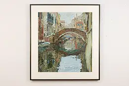 Canals in Venice Vintage Lithograph Print, Sassone 53" #49036