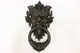 Gothic Design Vintage Bronze Gargoyle Door Knocker #50944