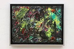 Colorful Abstract Original Acrylic Painting, Bodden 16" #51441