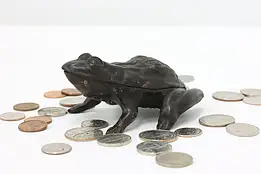 Garland Stoves Antique Cast Iron Frog Match Holder #50387