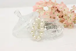 Cut Crystal Vintage Boudoir Dresser or Jewelry Jar #48974