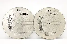 Christmas Pair of Stella or Mira 15.5" Music Box Discs #52191