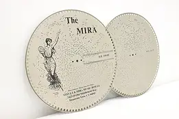 Pair of Antique Empress & Mira 15.5" Music Box Discs, Danube #52210