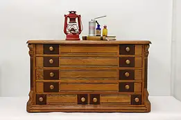 Victorian Antique Ash Spool, Jewelry or Collector Cabinet #51940