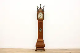 Dutch Mahogany Grandmother Tall Clock, Angels, Warmink #49900