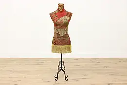 Mannequin or Tailor Display Vintage  Dress Form, Iron Base #52981