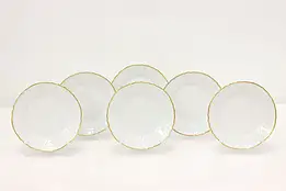 Set 6 Italian China Bread & Butter Plates San Remo Ginori #52546