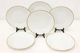 Set of 6 Italian 10.5" Dinner Plates, San Remo Ginori #52548