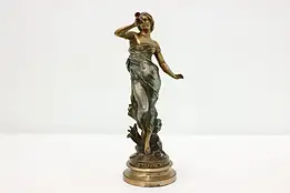 Art Nouveau Antique Greek Daphne Bronze Finish Sculpture #52868