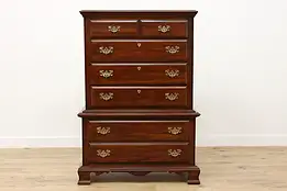 Georgian Vintage Cherry chest on Chest or Tall Dresser #53073