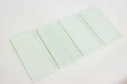 Set of Four Antique Milk Glass Dental Artist Jewelry Trays #53248