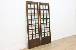 Pair of Arts & Crafts Mission Oak Antique Salvage Doors #53120