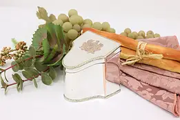 Victorian Antique English Silverplate Knife Box Biscuit Box #52650