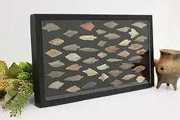 Native American Collection of Stone Point & Arrowheads, Case #44764