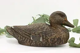 Farmhouse Vintage Painted Composite Duck Decoy, Ariduck #54403