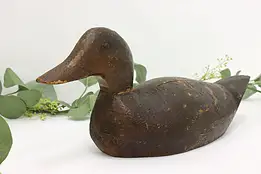 Farmhouse Vintage Painted Canvas Decoy Duck Sculpture #54405