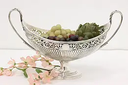 Classical Vintage Silverplate Centerpiece Fruit Basket #54519