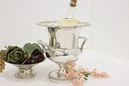 Traditional Vintage Silverplate Champagne or Wine Bucket #51536