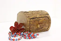 Farmhouse Vintage Ash Branch Jewelry or Keepsake Box, Signed #54048