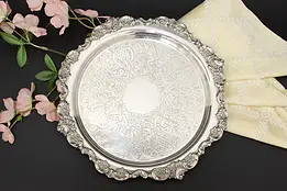 Silverplate Baroque Wallace Vintage Serving Tray or Platter #51350