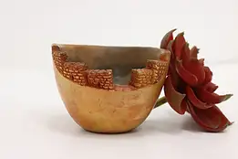 Native American Vintage Hand-Painted Pottery Bowl, Elston #54739