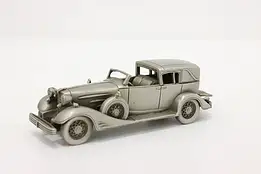 Danbury Mint Vintage Pewter 1933 V16 Cadillac Town Car Model #54897