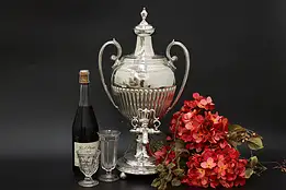 Victorian Antique Silverplate Coffee or Tea Kettle Urn, R&R #54627