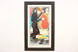Jazzman & Cello Vintage Litho Print, Signed Donna Summer 64" #54940