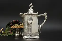 Victorian Antique Silverplate Water Pitcher, Pairpoint #49646