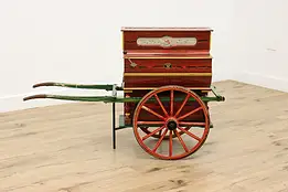 Spanish Llinares Faventia Barrel Street Piano on Cart #55187