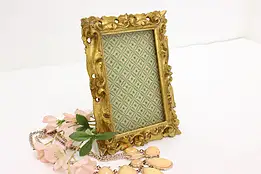 Italian Antique Carved & Gilt Rectangular Picture Frame #45595