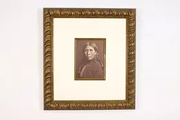 Native American Lummi Tribe Woman Photograph Curtis 26" #55378